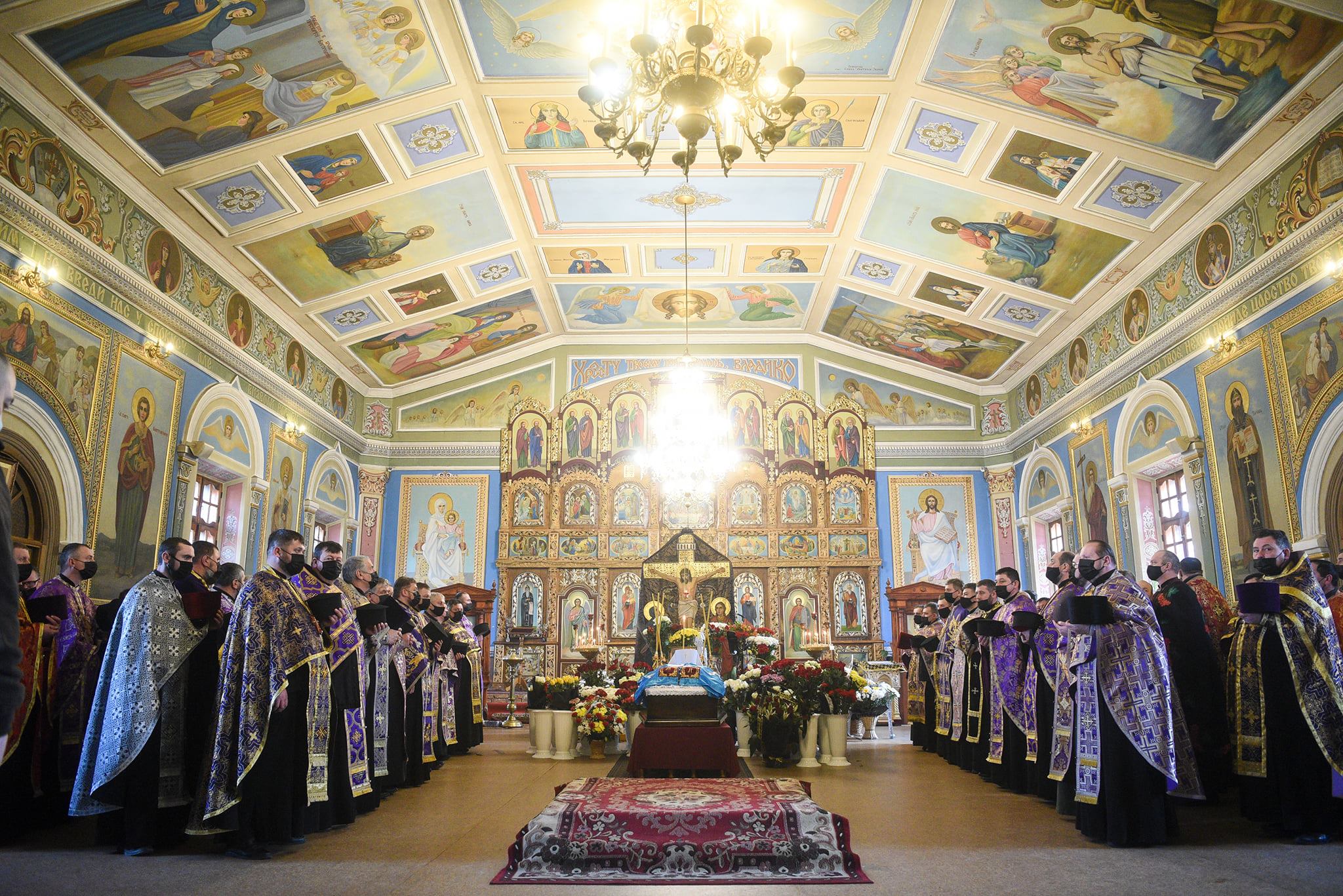 Прощання зі спочилим митрополитом Хмельницьким і Кам’янець-Подільським Антонієм (Махотою)