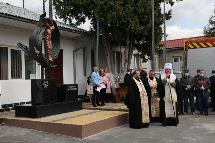 На Київщині митрополит Переяславський і Вишневський Олександр (Драбинко) взяв участь у відкритті пам’ятника ліквідаторам аварії на ЧАЕС