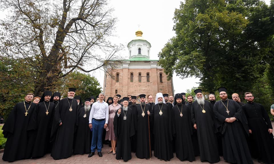 Вселенський Патріарх Варфоломій відвідав Свято-Михайлівський Видубицький монастир