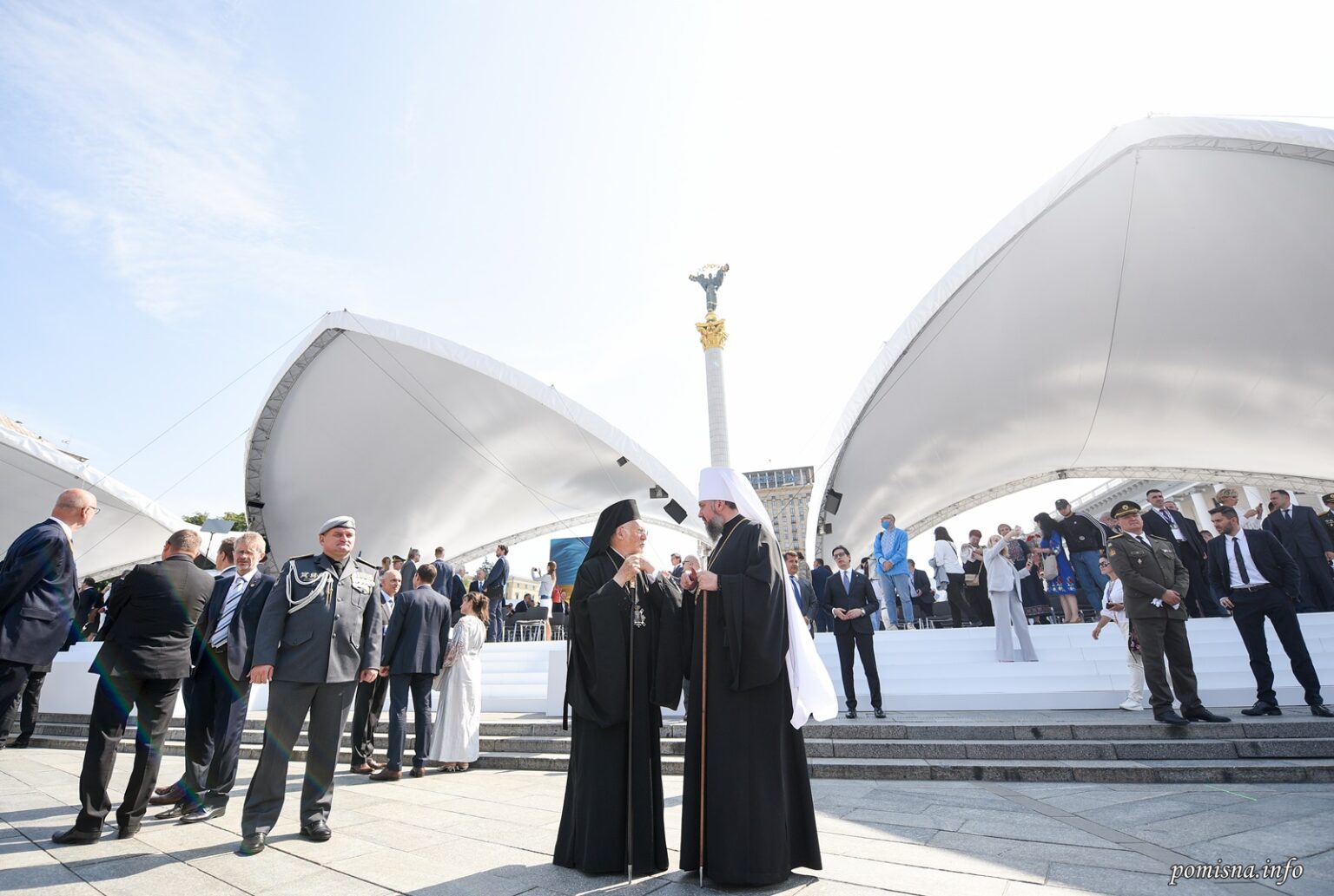 Патріарх Варфоломій та Митрополит Епіфаній взяли участь у святкових заходах з нагоди Дня Незалежності України