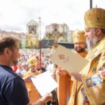 Митрополит Епіфаній вручив укази представникам громад Київщини, які приєдналися до ПЦУ