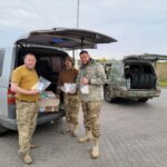 Клірик єпархії передав допомогу українським захисникам на лінії фронту в Донецькій області