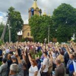 На Звенигородщині військовий заварив двері у «російській» церкві