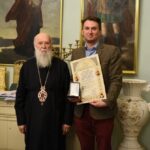 Святійший Патріарх Філарет відзначив церковною нагодою видавця Олександра Савчука
