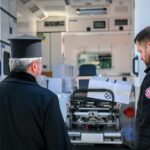 Митрополит Епіфаній передав автомобілі швидкої допомоги для потреб Відділу соцслужіння Київської Митрополії