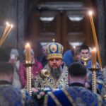 Рання з читанням акафіста Пресвятій Богородиці в Свято-Михайлівському Золотоверхому соборі