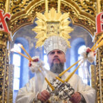 Звершена Божественна літургія у Володимирському патріаршому соборі: привітання Патріарха Філарета на Світлий понеділок