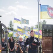 Вшанування загиблих поліцейських "КОРД": молитва за героїв та їх пам'ять