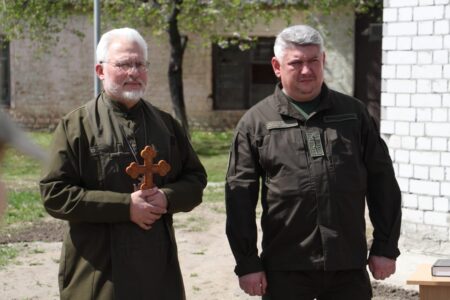 Захід з освячення хреста на військовій каплиці у Харкові: символ віри та підтримки для українських військових