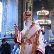 Згадуючи подію зцілення Ісусом Христом: Святійший Патріарх Філарет відправив Божественну літургію у Володимирському соборі у день пам'яті