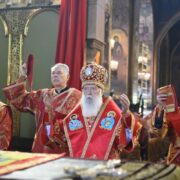 Патріарх Філарет звершив Божественну літургію у Києві, присвячену Іоану Богослову