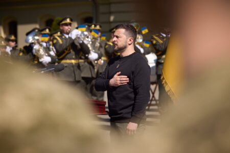 Президент на урочистостях з нагоди Дня піхоти: Що б не робив наш ворог – українські піхотинці сильніші, наш час – це час для перемоги