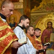 Архімандрит Авраамій очолив в Лаврі літургію в четверту неділю після Пасхи