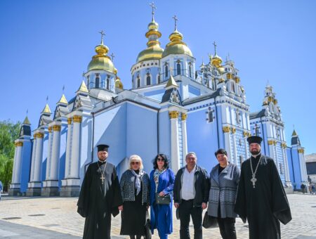 Предстоятель зустрівся з президентом Київського міжнародного університету