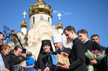 Предстоятель в Нововолинську відвідав громаду на честь архістратига Божого Михаїла