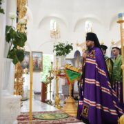 Архієпископ Агапіт очолив Божественну літургію з нагоди престольного свята Святого Духа у Києві