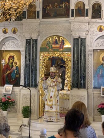 Історична Божественна Літургія в храмі Прп. Іоана-руського Запорізького козака: Українські та грецькі духовні спільноти об’єдналися у молитві