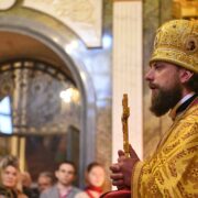 Архімандрит Авраамій очолив в Лаврі літургію та помолився за спокій душі Івана Мазепи
