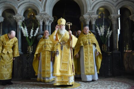 Патріарх Філарет очолив святкову літургію на честь святої рівноапостольної Ольги