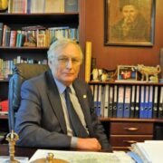 Святійший Патріарх Філарет привітав академіка Сергія Комісаренка з 80-річчям