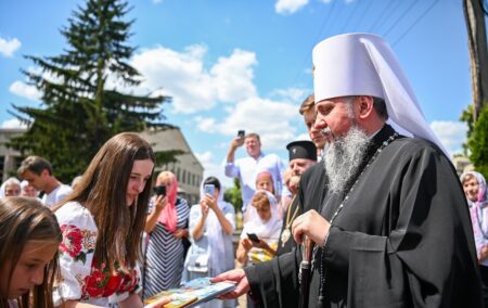Предстоятель у Городищі звершив молебень за перемогу України