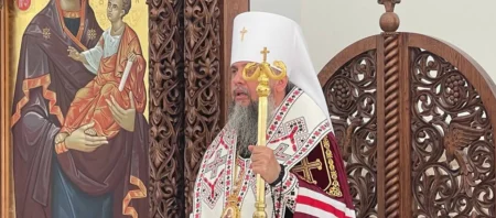 Глава ПЦУ Митрополит Епіфаній освятив іконостас у Бучі в День Незалежності