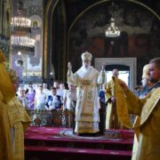 Патріарх Філарет очолив Божественну літургію у день пам'яті святих Бориса і Гліба