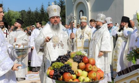 ХУТІР ЯСНИЙ. Предстоятель очолив престольне свято Спасо-Преображенської церкви у монастирі свт. Нектарія Егінського
