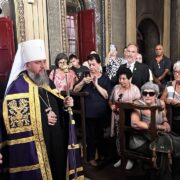 Митрополит Епіфаній очолив служіння вечірні на честь індикту в монастирі «Живоносного Джерела»