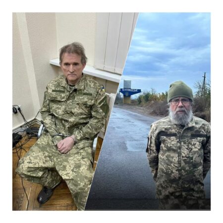Піксельне забарвлення УПЦ (МП) в Україні: Митрополит в військовій формі з шевронами та жовто-блакитною емблемою стягу – модний піар московитів