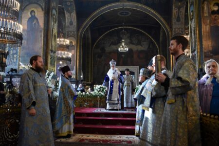 Патріарх Філарет відслужив Божественну літургію на свято Покрови Божої Матері