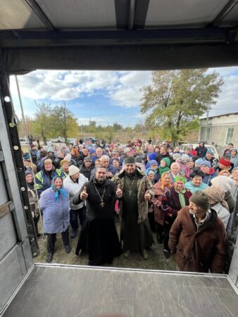 Дніпровська єпархія допомагає місту Нікополь на фронті
