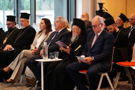 Вселенський патріарх Варфоломій та князь Монако Альберт II спільно відкривають екологічний симпозіум