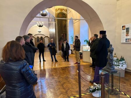 Митрополит Олександр Драбинко відвідав захід “300+1: Сковорода у Софії” у Національному заповіднику “Софія Київська”