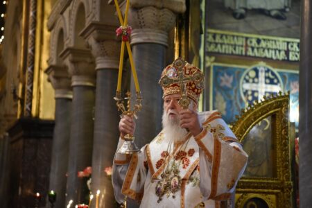 Урочиста Божественна літургія та вшанування святої Варвари: Патріарх Філарет у Володимирському соборі