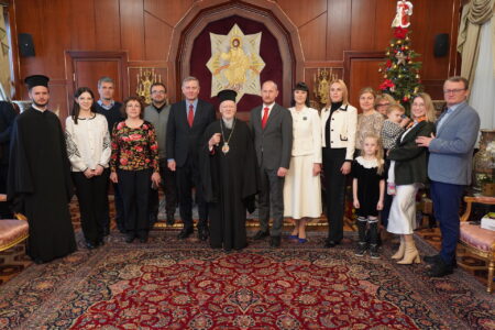 Вселенський Патріарх Варфоломій прийняв привітання від спільноти м. Потоку та Українського Консульства