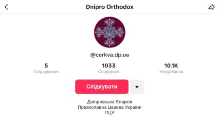 Приєднуйтесь до нашого TikTok: Світ Дніпровської єпархії в коротких відео!
