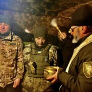 Святкова Божественна літургія та обряди у новому храмовому комплексі на Троєщині