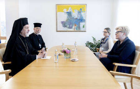 Зустріч митрополита Халкедонського з Прем’єр-міністром Литви