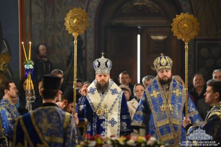 Святкова літургія та молебень у Михайлівському соборі з нагоди Благовіщення Пресвятої Богородиці