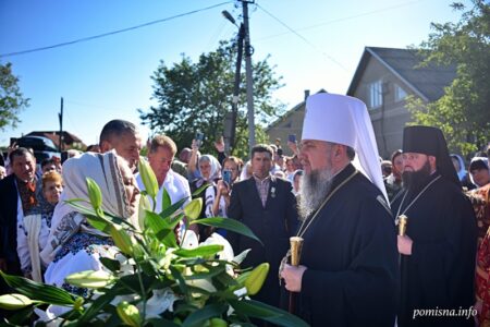 Освячення храму на честь великомученика Юрія Переможця у Берегометі