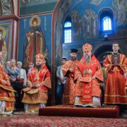 Урочисте богослужіння з нагоди 24-ї річниці відновлення Свято-Михайлівського Золотоверхого собору