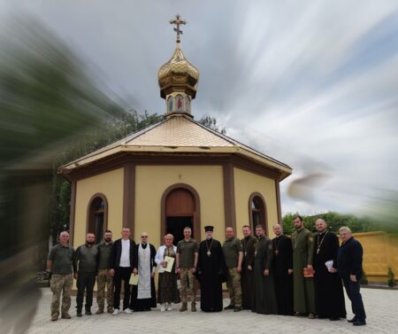 У Черкасах відбулося урочисте освячення каплиці для військовослужбовців 104-ї бригади