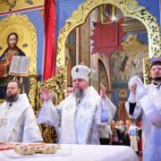 Блаженнійший Митрополит Епіфаній очолив Божественну літургію в Свято-Михайлівському соборі на честь отців Першого Вселенського собору