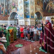Урочиста Літургія на П’ятидесятницю в Києво-Печерській лаврі під проводом Митрополита Епіфанія