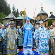 Святкування Манявської ікони Божої Матері «Ізбавительниця» під проводом Митрополита Епіфанія