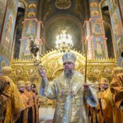 Урочисте Всенічне бдіння у Золотоверхому соборі під керівництвом Митрополита Епіфанія