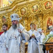 Перший молебень українською мовою у Храмі Святої Трійці села Заставки