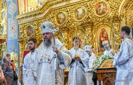 Всенічне бдіння у Києві: святкування Преображення Господнього