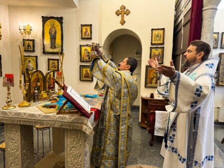 Митрополит Олександр звершив Літургію на честь ікони Божої Матері «Всіх скорботних радість» у монастирі святителя Нектарія